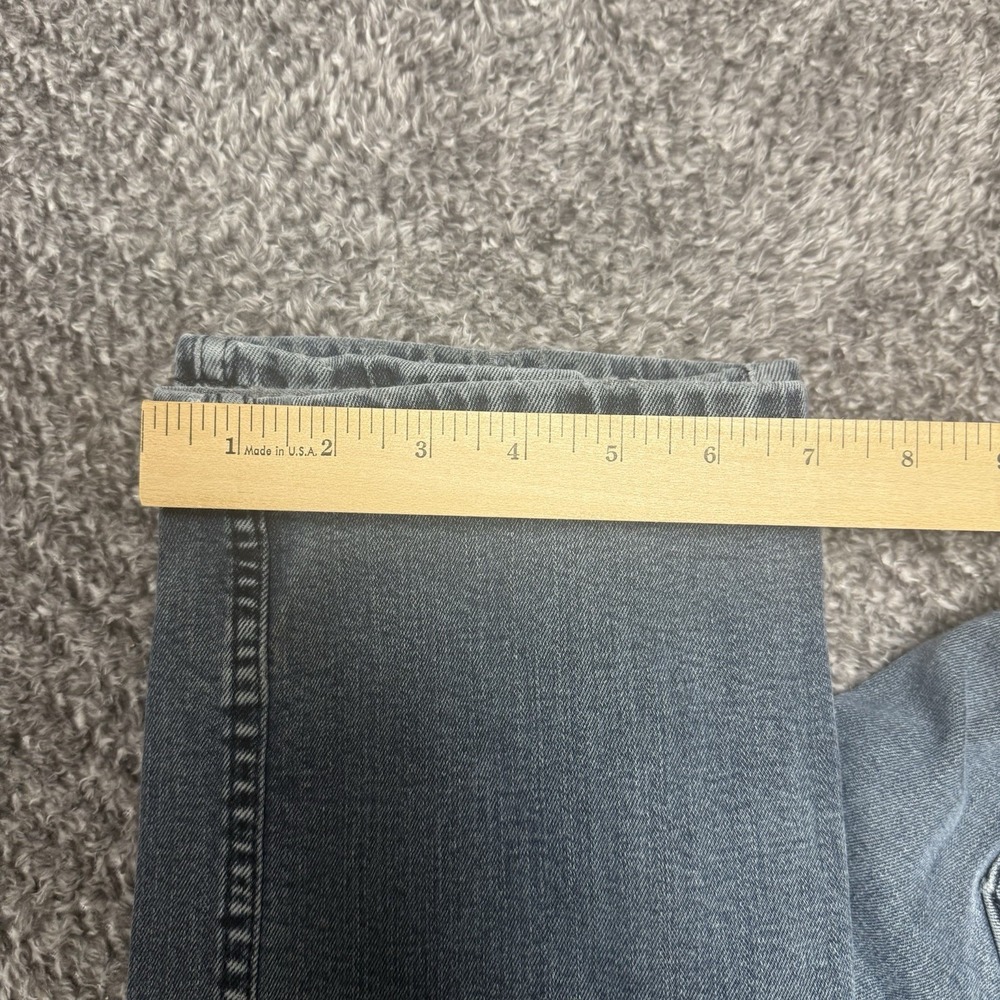 Levis 511 Jeans Mens 34x30 Black Gray Slim Straight Stretch Denim Mid Rise Pants - Picture 10 of 11